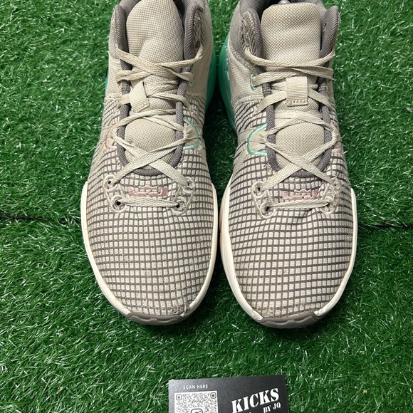 Nike LeBron Witness 7 Flat Pewter Mint South Beach Size 11 (DM1123-006) - Picture 3 of 6